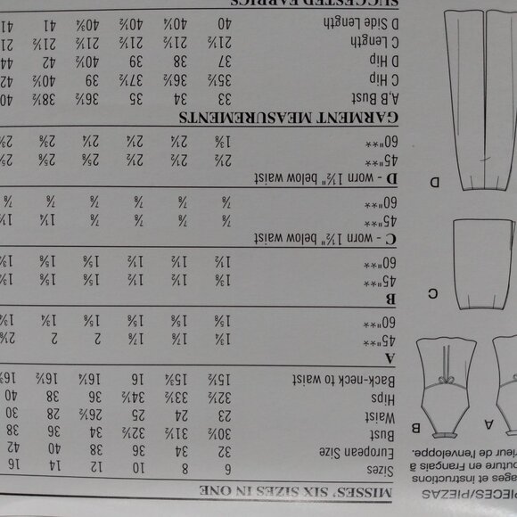 Sleeveless Top Skirt Pants Sewing Pattern Size 6-16 New Look 6655 - Picture 6 of 9